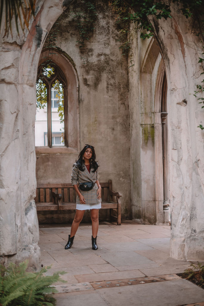 Luxury fashion blogger Shloka Narang of The Silk Sneaker shares how to create a pre fall transitional outfit featuring & Other Stories and Prada