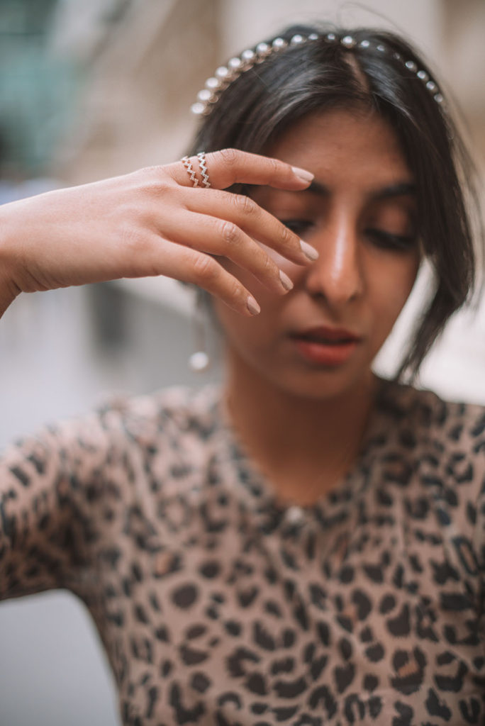 Luxury fashion blogger Shloka Narang of The Silk Sneaker shares how to make a leopard print top more stylish with three special outfit tricks she learnt from fashion week