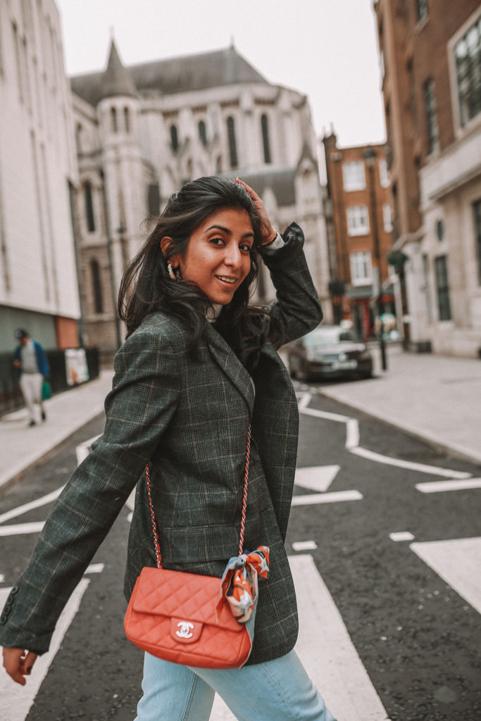 Luxury fashion blogger Shloka Narang of The Silk Sneaker shares three tips to elevate a simple winter outfit to make it more stylish featuring Chanel, Topshop and Zara