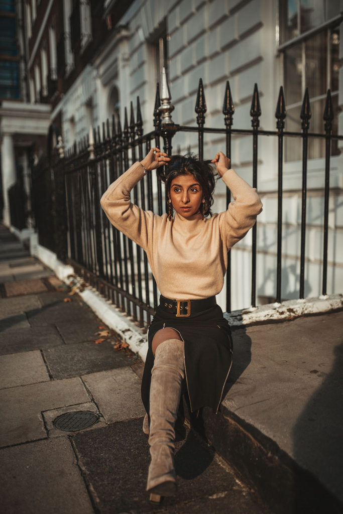 Luxury fashion blogger Shloka Narang of The Silk Sneaker shares her tips on how to look taller if you are petite featuring & Other Stories and Dior