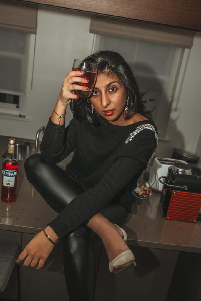 Luxury fashion blogger Shloka Narang of The Silk Sneaker shares her easy outfit formula for a quick casual party outfit featuring Ba&sh and Topshop