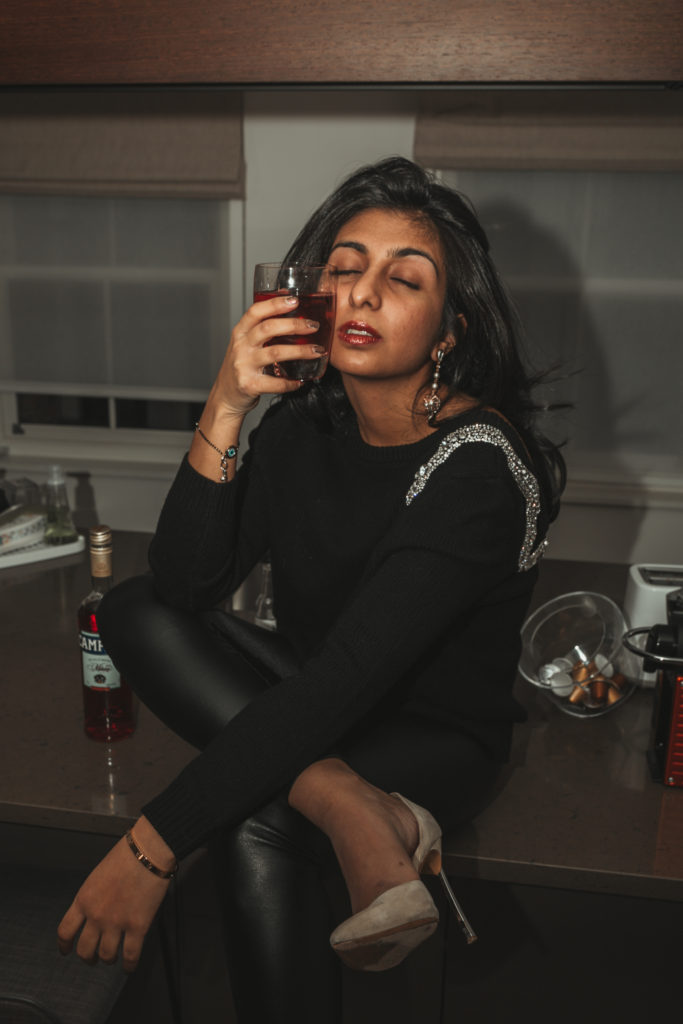 Luxury fashion blogger Shloka Narang of The Silk Sneaker shares her easy outfit formula for a quick casual party outfit featuring Ba&sh and Topshop