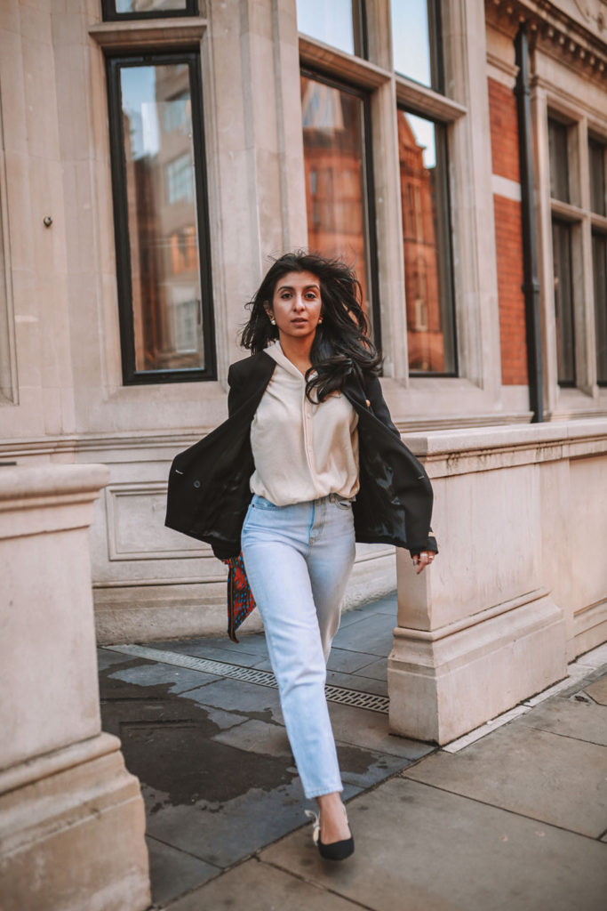 Luxury fashion blogger Shloka Narang of The Silk Sneaker shares the 7 classic pieces that all parisian girls have in their wardrobe featuring Louis Vuitton, Topshop and Dior