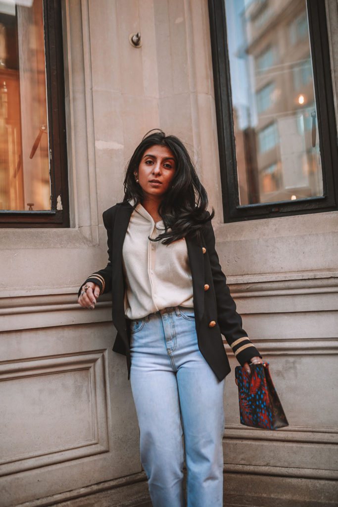 Luxury fashion blogger Shloka Narang of The Silk Sneaker shares the 7 classic pieces that all parisian girls have in their wardrobe featuring Louis Vuitton, Topshop and Dior