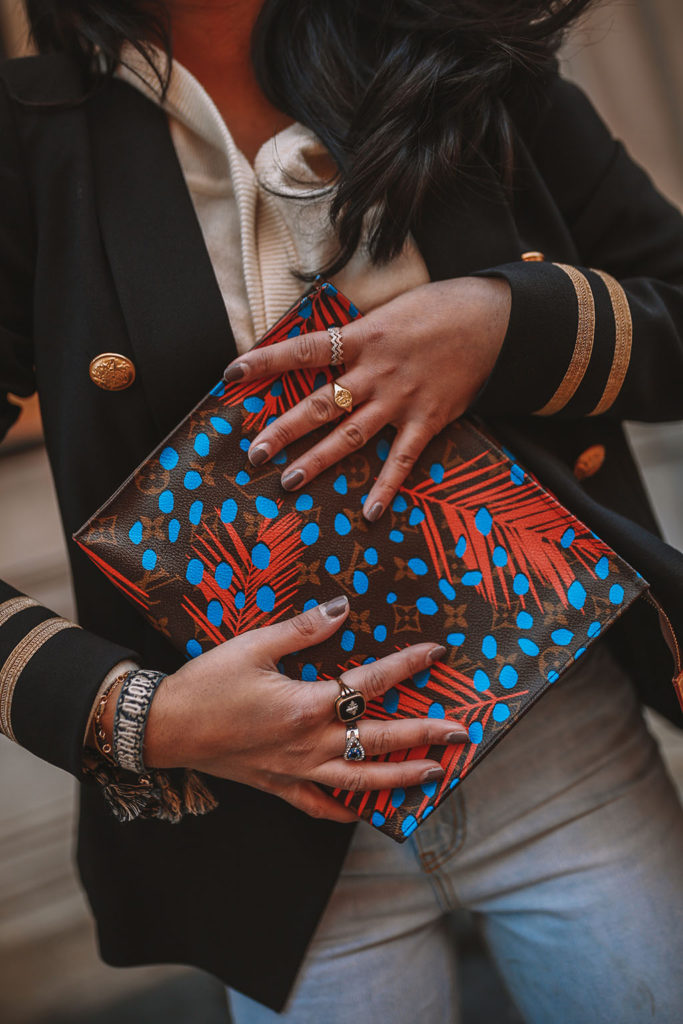 Luxury fashion blogger Shloka Narang of The Silk Sneaker shares the 7 classic pieces that all parisian girls have in their wardrobe featuring Louis Vuitton, Topshop and Dior