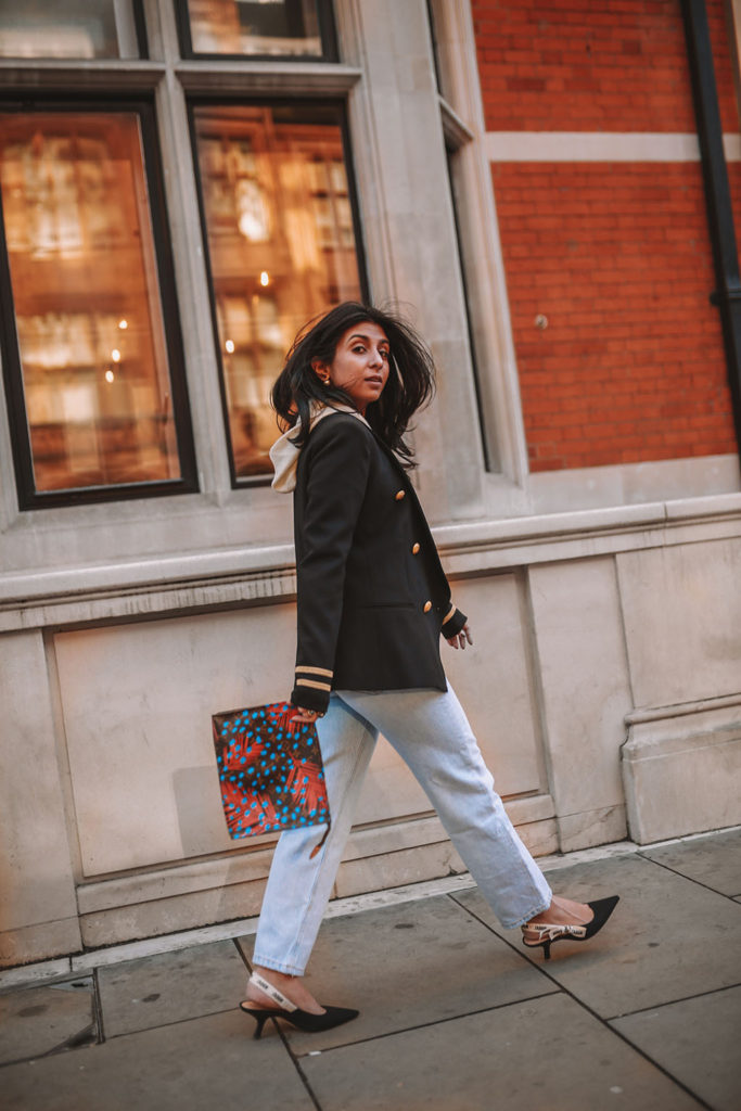 Luxury fashion blogger Shloka Narang of The Silk Sneaker shares the 7 classic pieces that all parisian girls have in their wardrobe featuring Louis Vuitton, Topshop and Dior