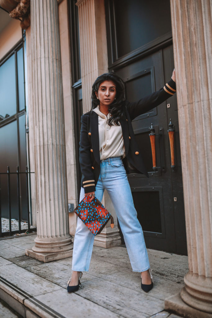 Luxury fashion blogger Shloka Narang of The Silk Sneaker shares the 7 classic pieces that all parisian girls have in their wardrobe featuring Louis Vuitton, Topshop and Dior