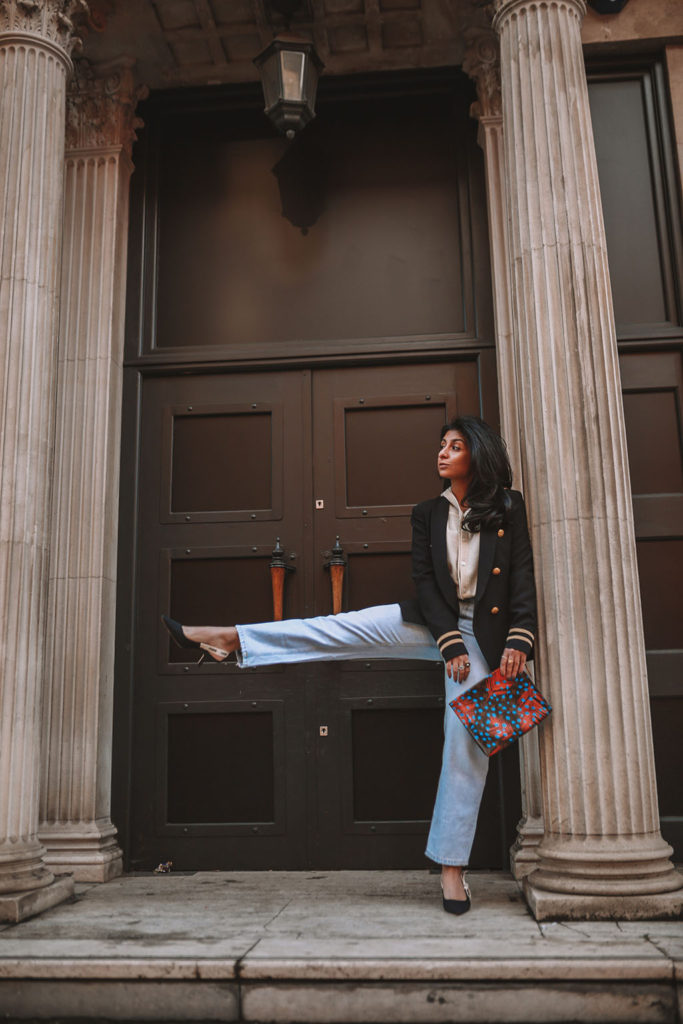 Luxury fashion blogger Shloka Narang of The Silk Sneaker shares the 7 classic pieces that all parisian girls have in their wardrobe featuring Louis Vuitton, Topshop and Dior