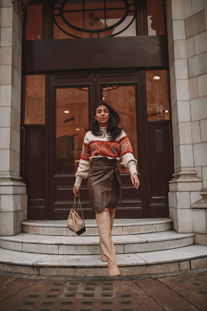 Luxury fashion blogger Shloka Narang of The Silk Sneaker shares her tips for creating a cute winter outfit while staying warm featuring & Other Stories and Chanel