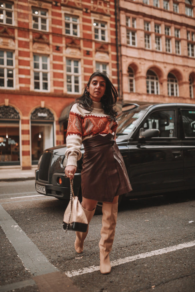 Luxury fashion blogger Shloka Narang of The Silk Sneaker shares her tips for creating a cute winter outfit while staying warm featuring & Other Stories and Chanel