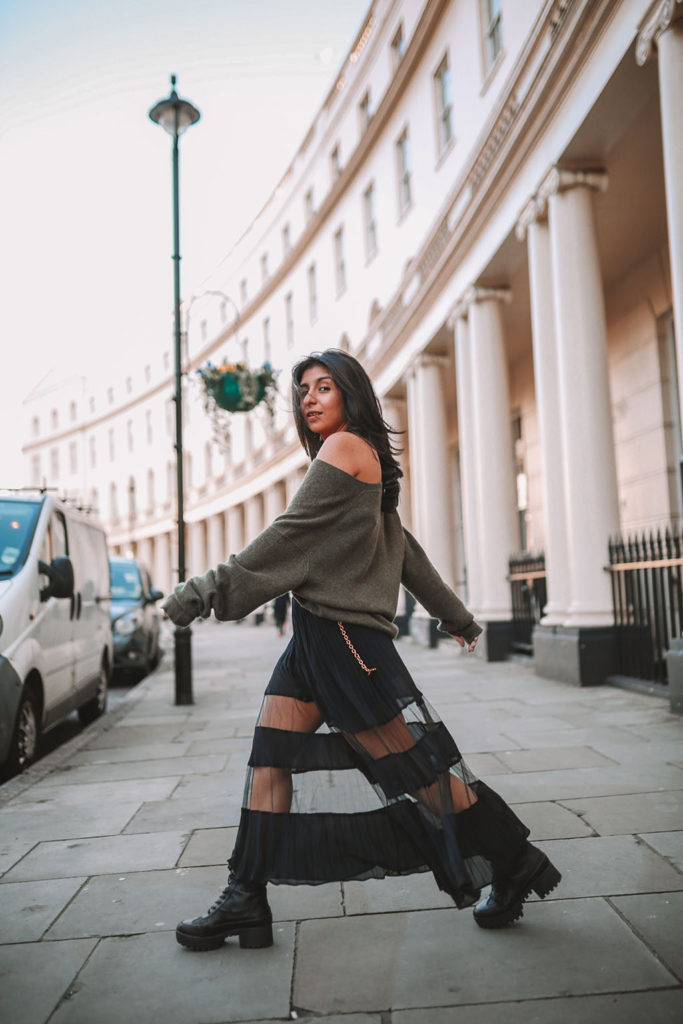 Luxury fashion blogger Shloka Narang of The Silk Sneaker shares what to wear in January in winter for fresh outfit ideas featuring & Other Stories and Helmut Lang