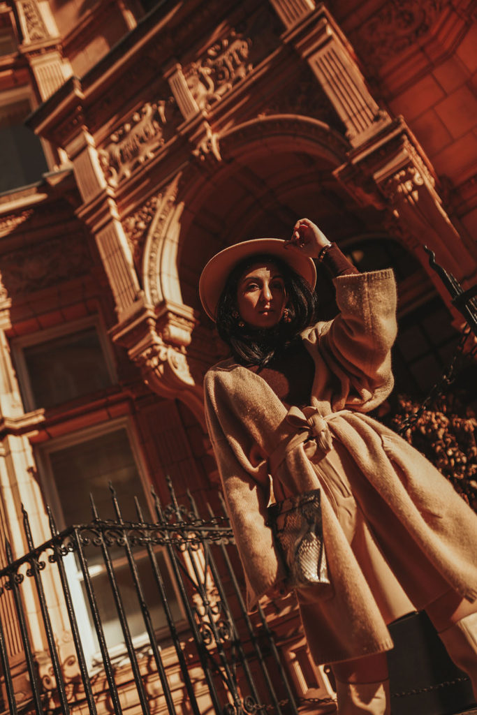 Luxury fashion blogger Shloka Narang of The Silk Sneaker shares her beige aesthetic with an all beige outfit for spring outfit ideas featuring Zara, & Other Stories and Topshop