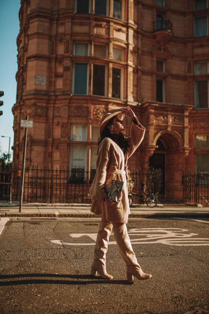 Luxury fashion blogger Shloka Narang of The Silk Sneaker shares her beige aesthetic with an all beige outfit for spring outfit ideas featuring Zara, & Other Stories and Topshop