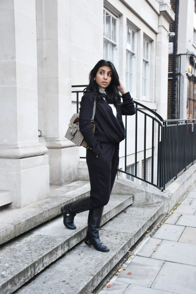 Three ways to bring your favourite jumpsuit into the winter season. Wear your favourite piece in three unique ways with super fashionable layering.
