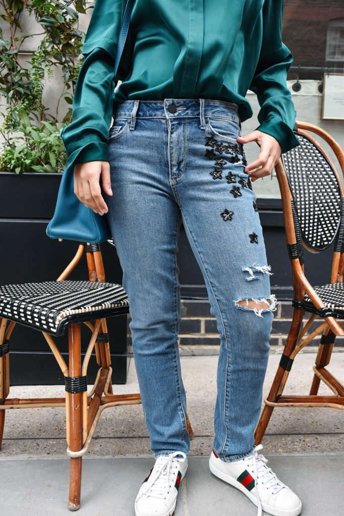 Bringing Embroidered Star Jeans to 