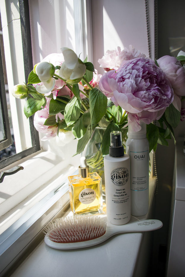 Fashion blogger Shloka Narang reveals her secret to shiny hair featuring Ouai, Gisou and GHD