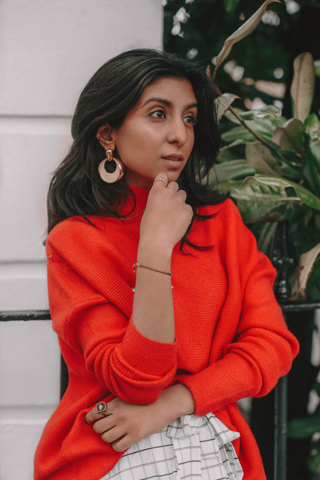 Fashion blogger Shloka Narang of The Silk Sneaker shares how to create the perfect spring outfit while styling an asymmetrical skirt featuring Deme by Gabriella, Chanel and Amazon Fashion