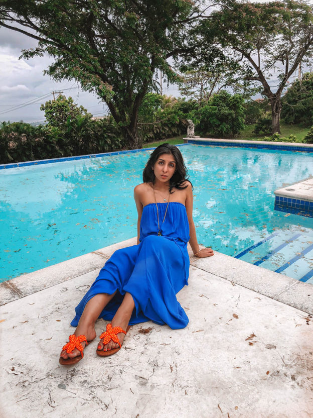 Fashion blogger Shloka Narang of The Silk Sneaker shares cute summer outfits for 2018 from her latest trip to Jamaica featuring Topshop, Next and Sandro