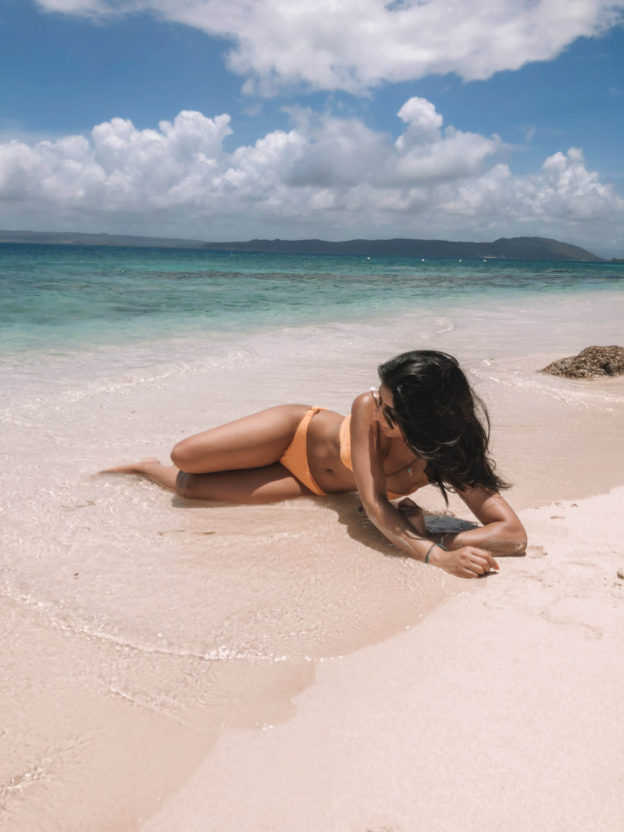 Fashion blogger Shloka Narang of The Silk Sneaker shares her three favourite swimwear trends for 2018 including high waisted bikinis and rainbow stripes featuring Solid & Striped, Zimmermann and more.