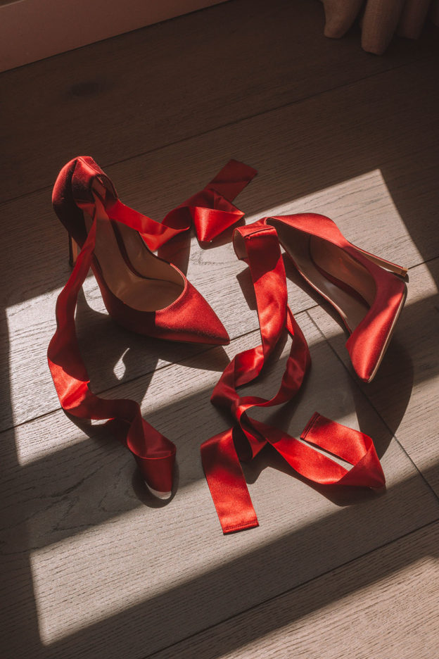 Fashion blogger Shloka Narang of The Silk Sneaker shares a look inside her luxury shoe closet starting with a review on Gianvito Rossi satin heels