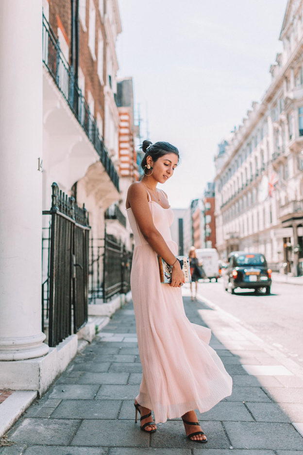 Fashion blogger Shloka Narang of The Silk Sneaker shares how to dress your favourite summer dress for the day and night, while still adding a luxury touch featuring Sandro, Topshop and Chanel