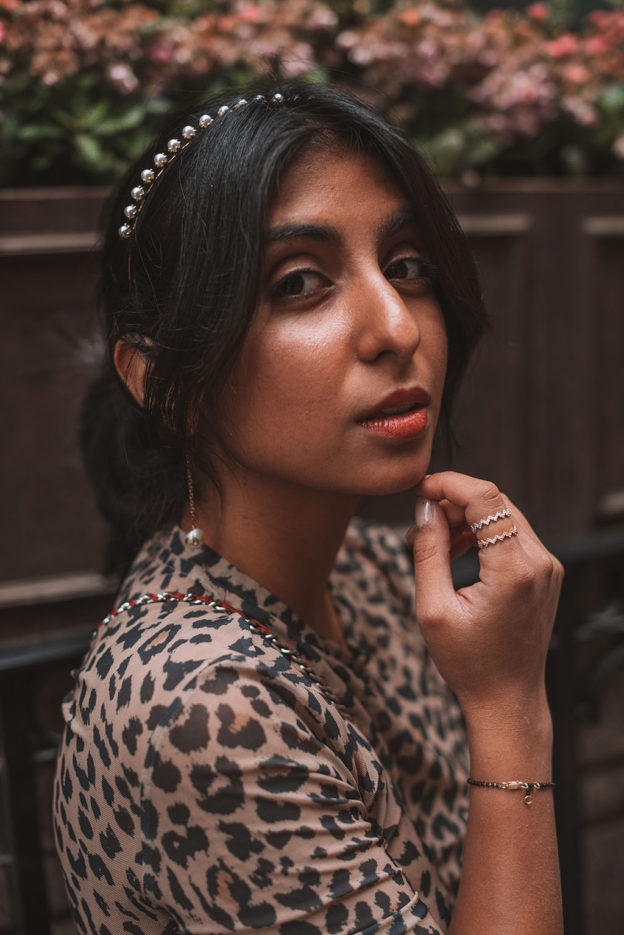 Luxury fashion blogger Shloka Narang of The Silk Sneaker shares how to make a leopard print top more stylish with three special outfit tricks she learnt from fashion week