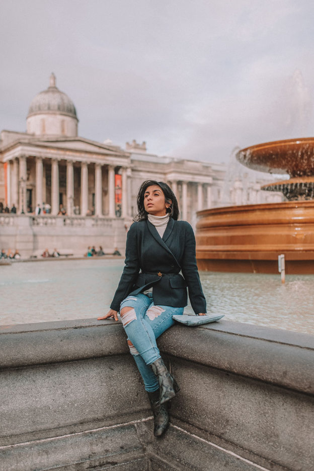 Petite fashion blogger Shloka Narang of The Silk Sneaker shares her petite girl styling tips for how to layer this winter featuring Dior and Topshop
