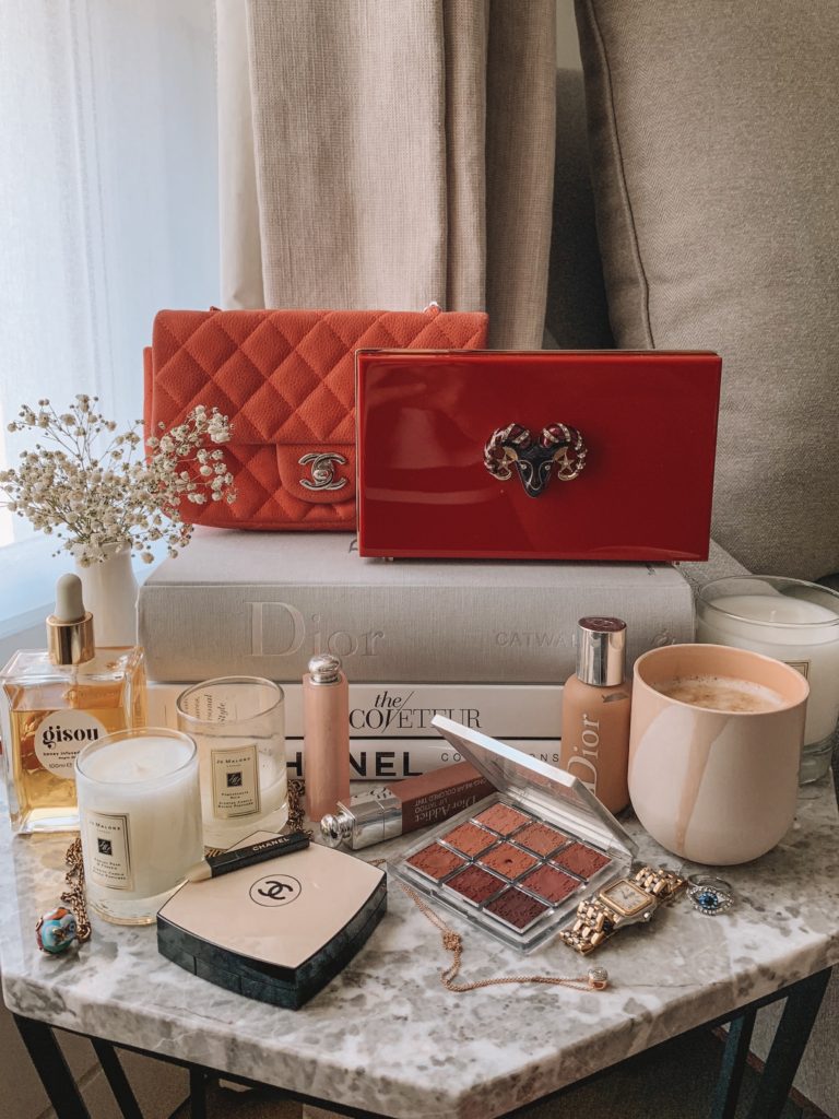 Fashion and beauty blogger Shloka Narang of The Silk Sneaker showcases how to create the perfect flatlay with fashion and beauty products