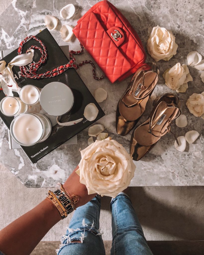 Fashion and beauty blogger Shloka Narang of The Silk Sneaker showcases how to create the perfect flatlay with fashion and beauty products