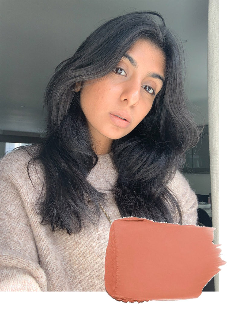 Indian Beauty blogger Shloka Narang of The Silk Sneaker shares the best nude lipsticks for brown skin tones featuring NARS, Chanel and more
