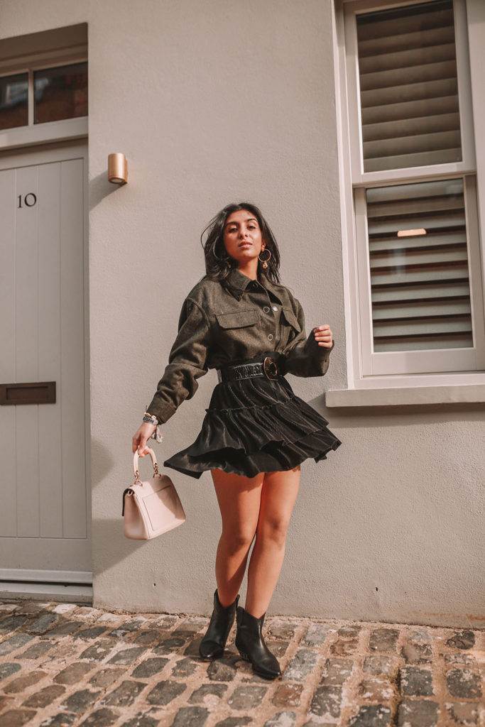 Luxury fashion blogger Shloka Narang of The Silk Sneaker shares her three essentials for a cute spring outfit featuring & Other Stories, Dior and Vintage Chanel