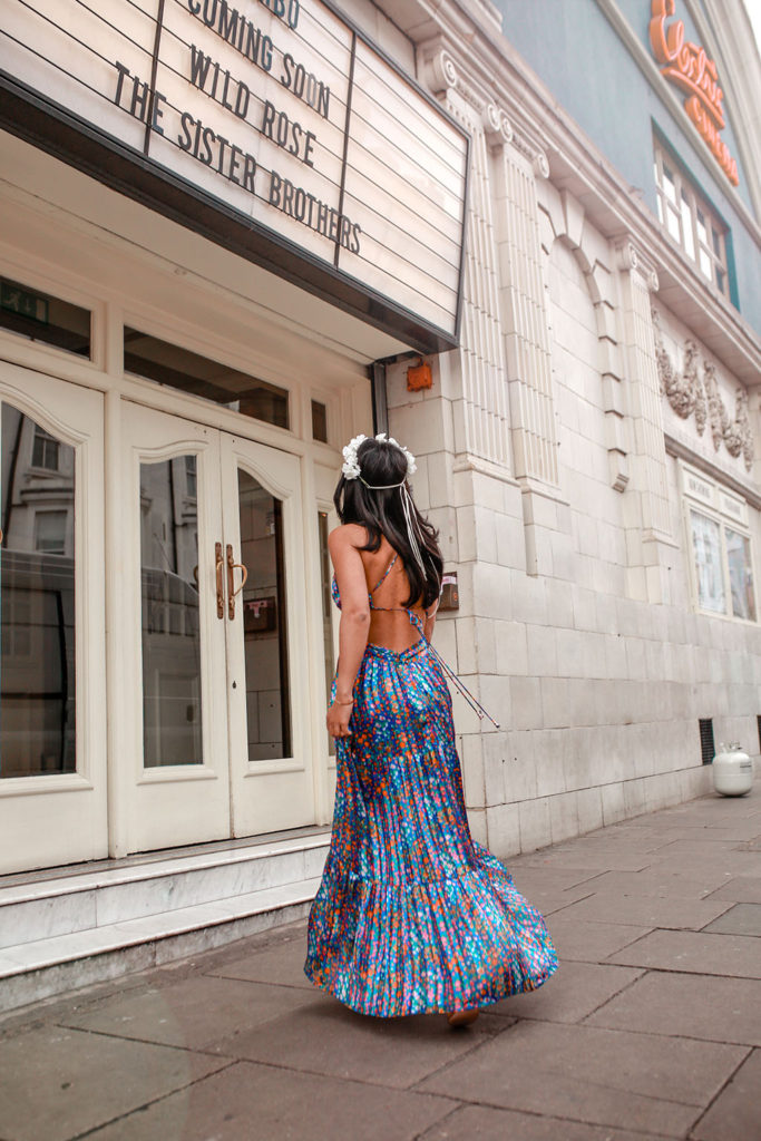 Luxury fashion blogger Shloka Narang of The Silk Sneaker shares a summer floral dress from ba&sh for a pretty summer maxi dress outfit