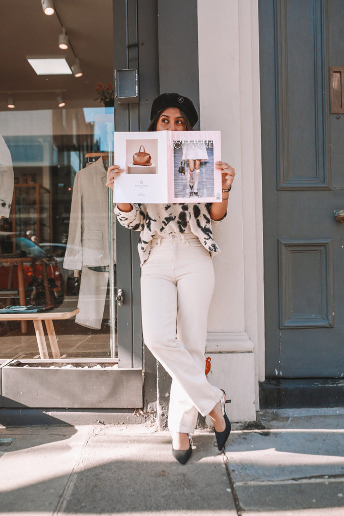 Luxury fashion blogger Shloka Narang of The Silk Sneaker shares how to wear a tie-dye outfit and still look chic featuring Zara and Dior