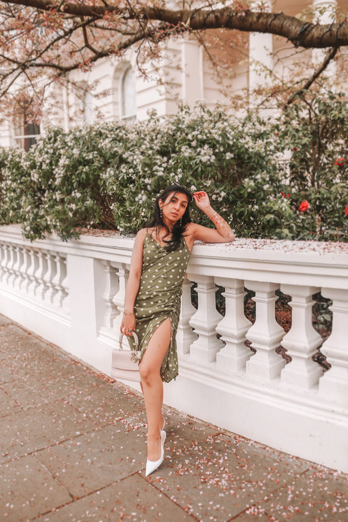 Luxury fashion blogger Shloka Narang of The Silk Sneaker shares her tips on how to always create an elegant outfit featuring the Chriselle Lim Collection, Dior and Prada