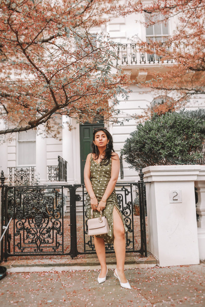 Luxury fashion blogger Shloka Narang of The Silk Sneaker shares her tips on how to always create an elegant outfit featuring the Chriselle Lim Collection, Dior and Prada