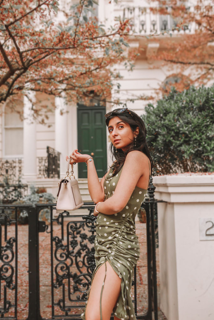 Luxury fashion blogger Shloka Narang of The Silk Sneaker shares her tips on how to always create an elegant outfit featuring the Chriselle Lim Collection, Dior and Prada