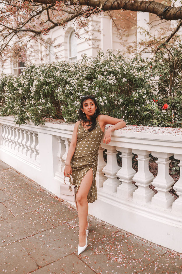 Luxury fashion blogger Shloka Narang of The Silk Sneaker shares her tips on how to always create an elegant outfit featuring the Chriselle Lim Collection, Dior and Prada