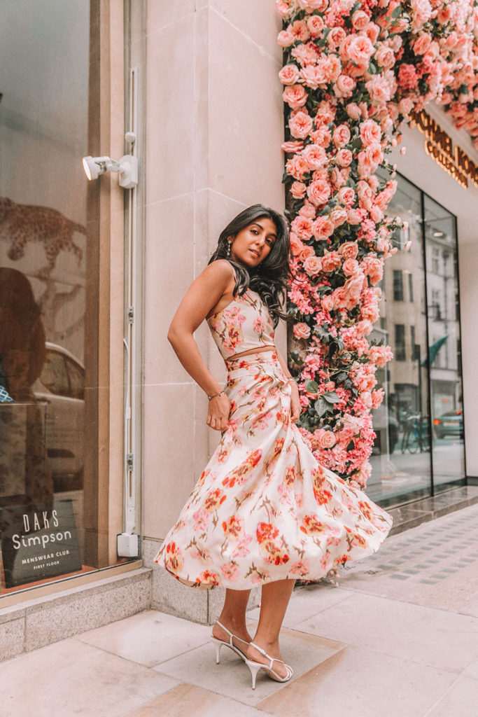 Luxury fashion blogger Shloka Narang of The Silk Sneaker shares her favourite two piece matching sets for the perfect summer wedding guest outfit and more featuring & Other Stories, Free People and Hemant & Nandita
