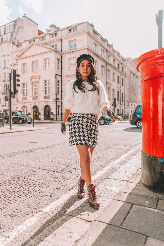 Luxury fashion blogger Shloka Narang of The Silk Sneaker shares five winter outfit styling tricks to create a chic and casual outfit in Dream Sister Jane, Ba&sh and Chanel boots