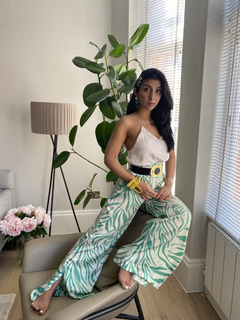 Luxury fashion blogger Shloka Narang of the Silk sneaker shares seven fashion hacks to create cool work from home outfits for spring