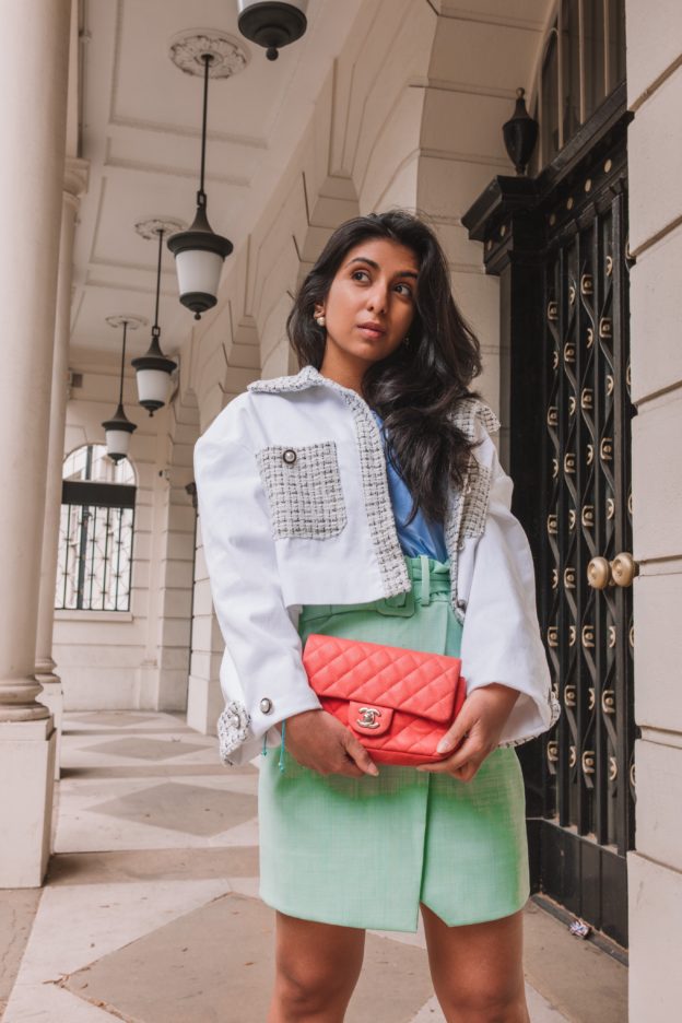 Luxury fashion blogger Shloka Narang of The Silk Sneaker shares the colours to add to your wardrobe for summer 2020 to create beautiful summer street style outfits