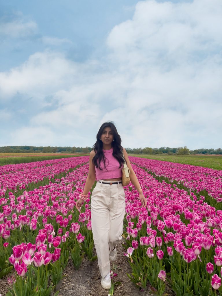 Luxury Fashion Blogger Shloka of The Silk Sneaker shares her favourite pink fashion picks for 2021 from the high street and her favourite designers like & Other Stories, Prada and Veja