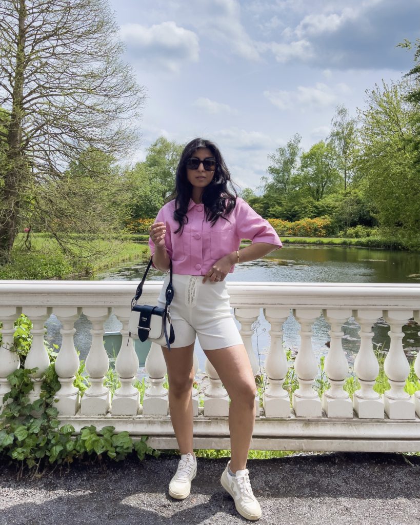 Luxury Fashion Blogger Shloka of The Silk Sneaker shares her favourite pink fashion picks for 2021 from the high street and her favourite designers like & Other Stories, Prada and Veja