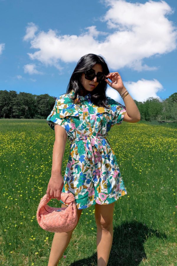 Luxury fashion blogger Shloka Narang of The Silk Sneaker shares how to style green a spring summer 2021 fashion trend