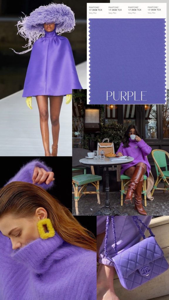 Luxury fashion blogger Shloka Sensarma shares her favourite trending colours of 2022 including peri peri purple and more